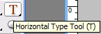 Horizontal Type Tool